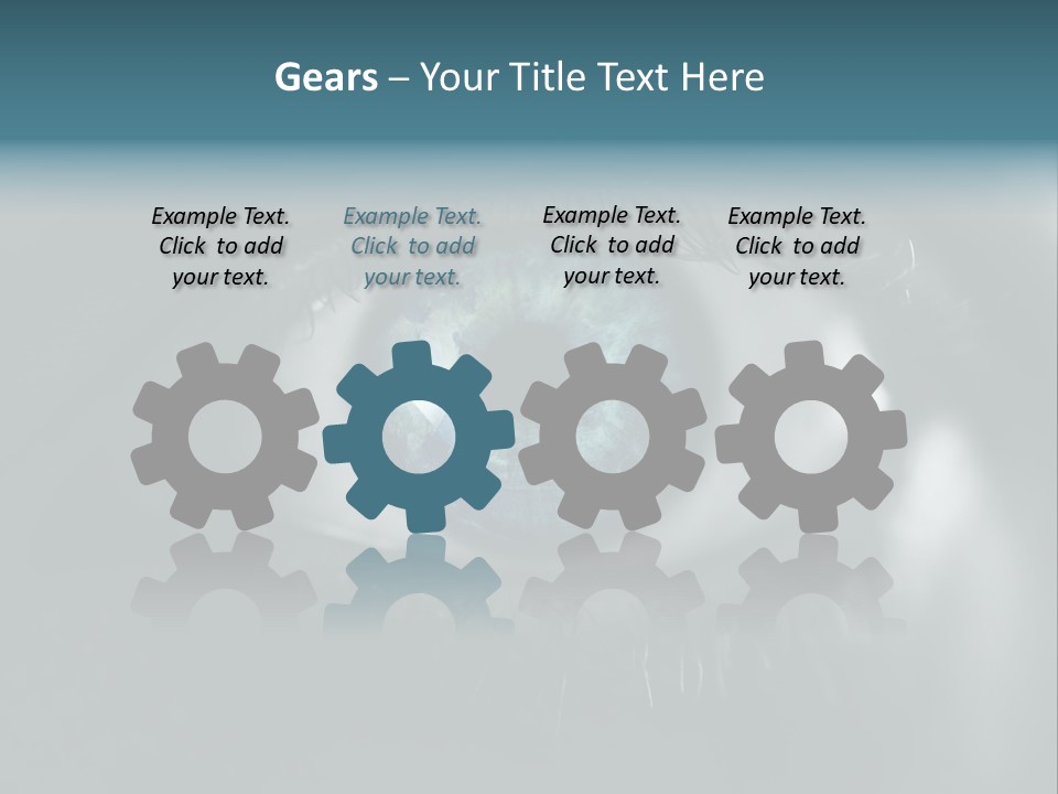 Macro Retina Male PowerPoint Template