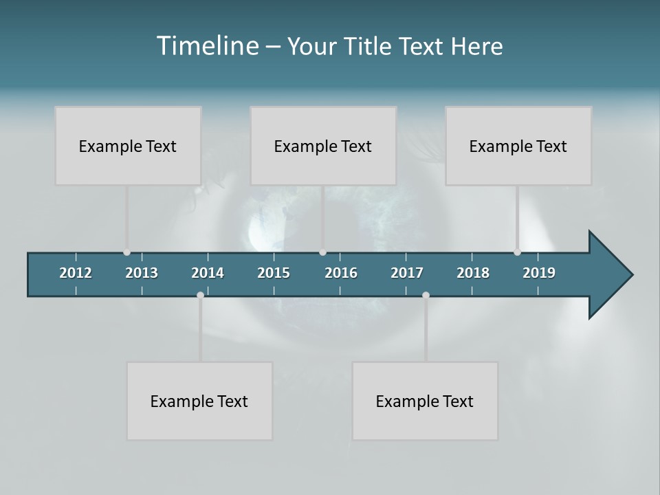 Macro Retina Male PowerPoint Template