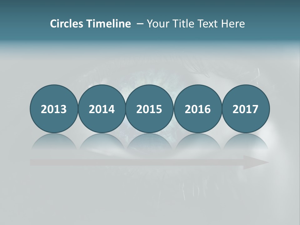 Macro Retina Male PowerPoint Template