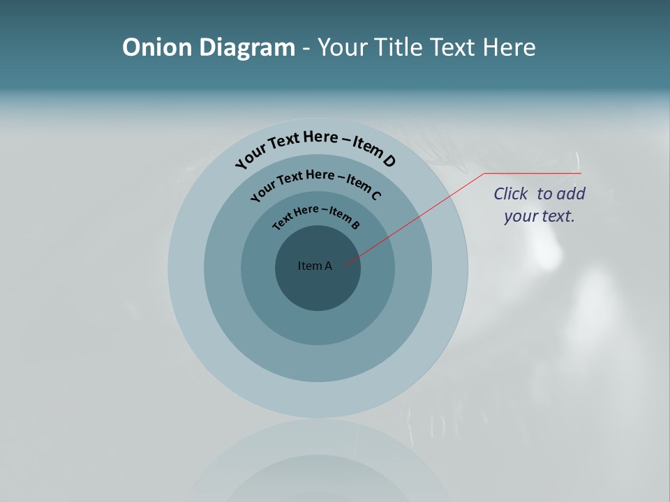 Macro Retina Male PowerPoint Template