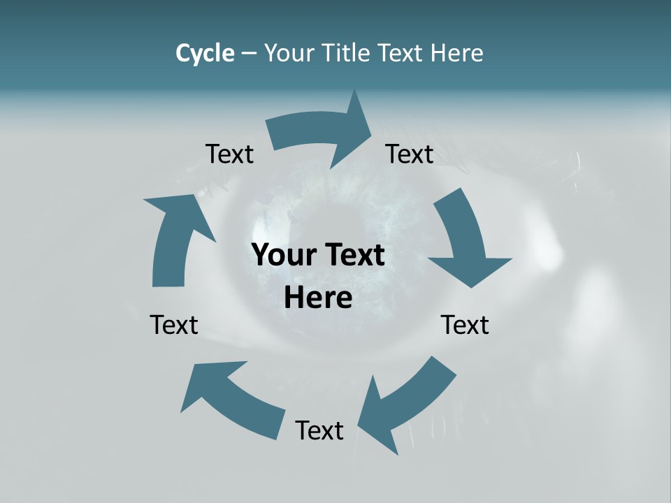 Macro Retina Male PowerPoint Template