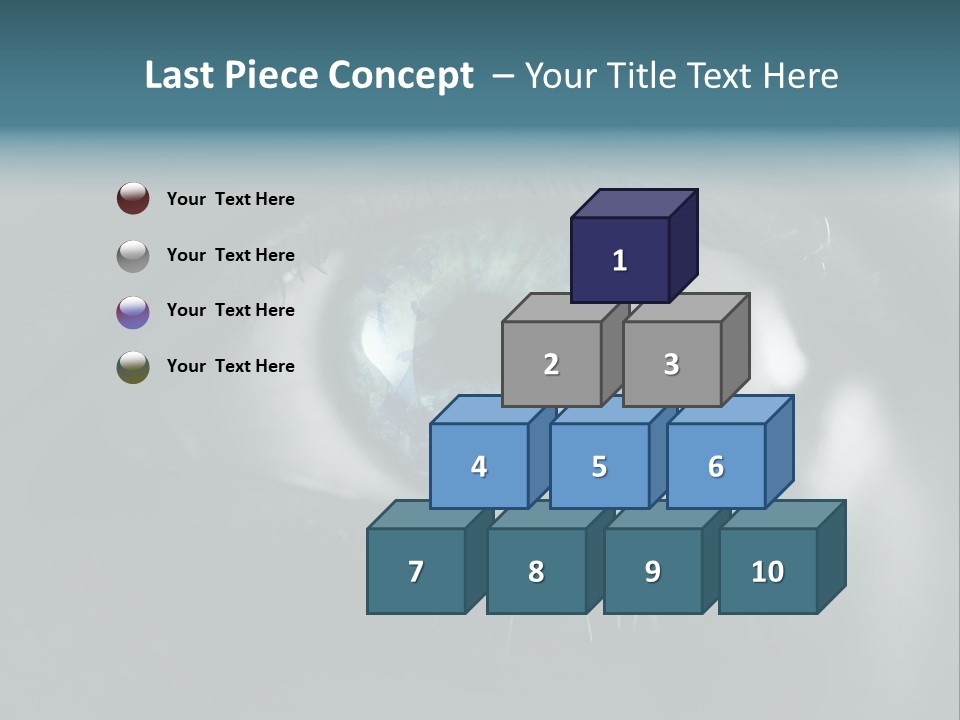 Macro Retina Male PowerPoint Template
