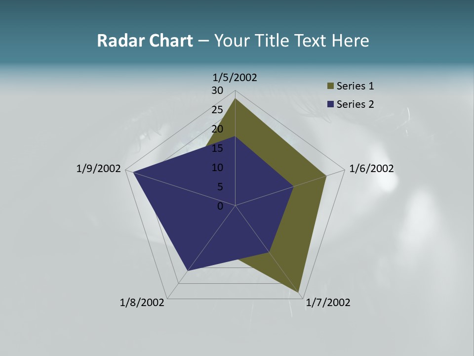 Macro Retina Male PowerPoint Template