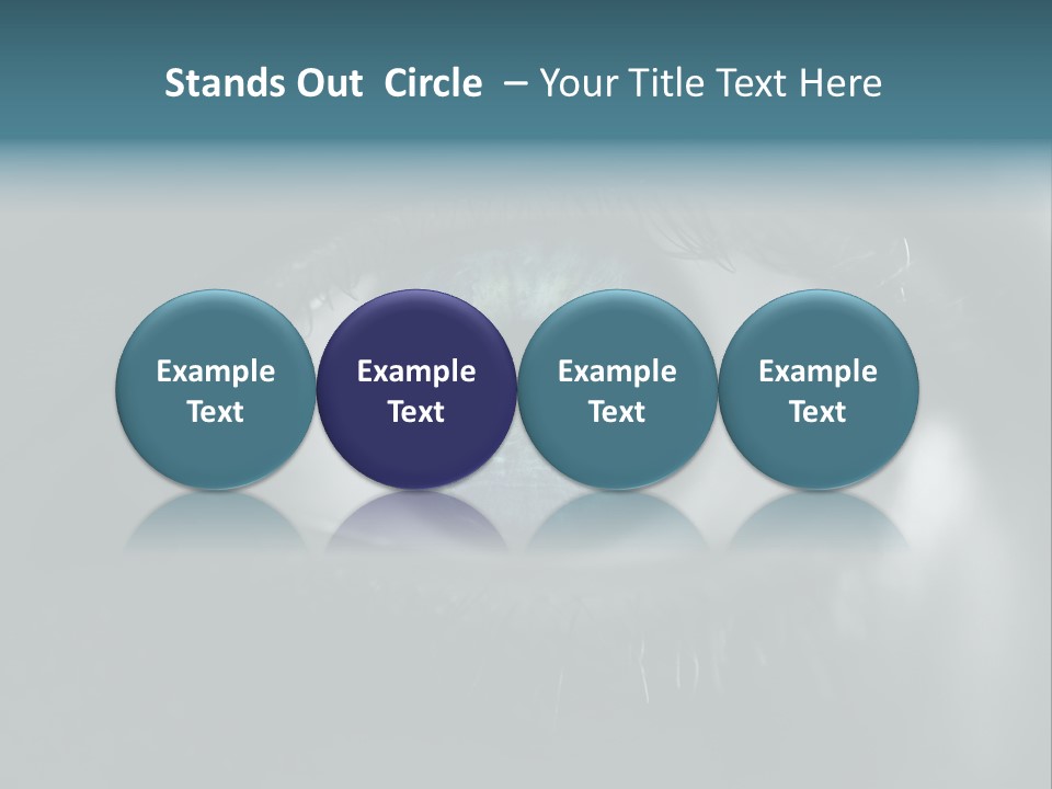 Macro Retina Male PowerPoint Template