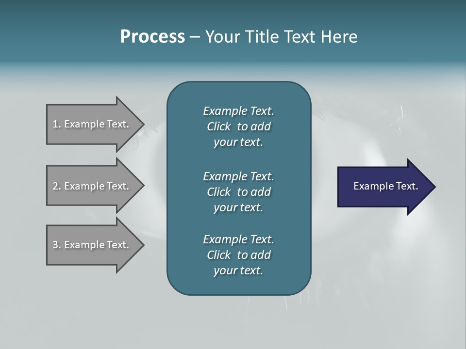 Macro Retina Male PowerPoint Template