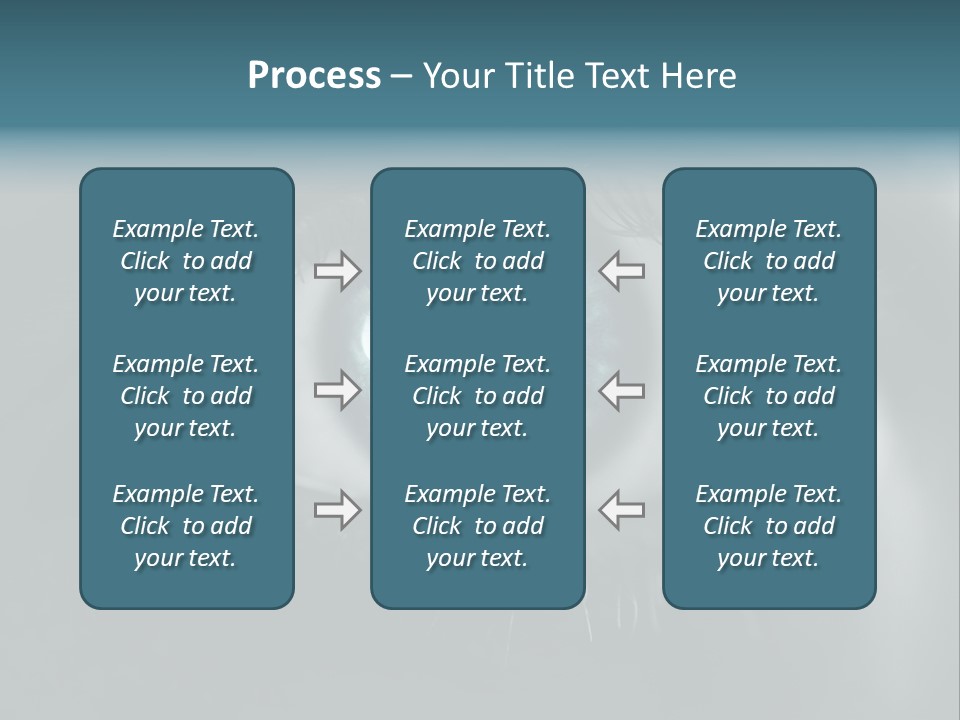 Macro Retina Male PowerPoint Template
