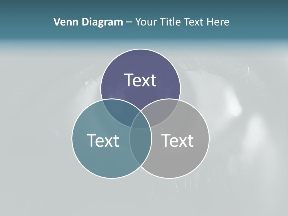 Macro Retina Male PowerPoint Template