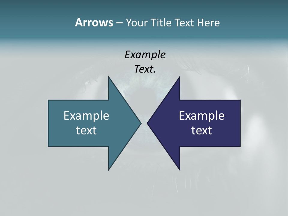 Macro Retina Male PowerPoint Template
