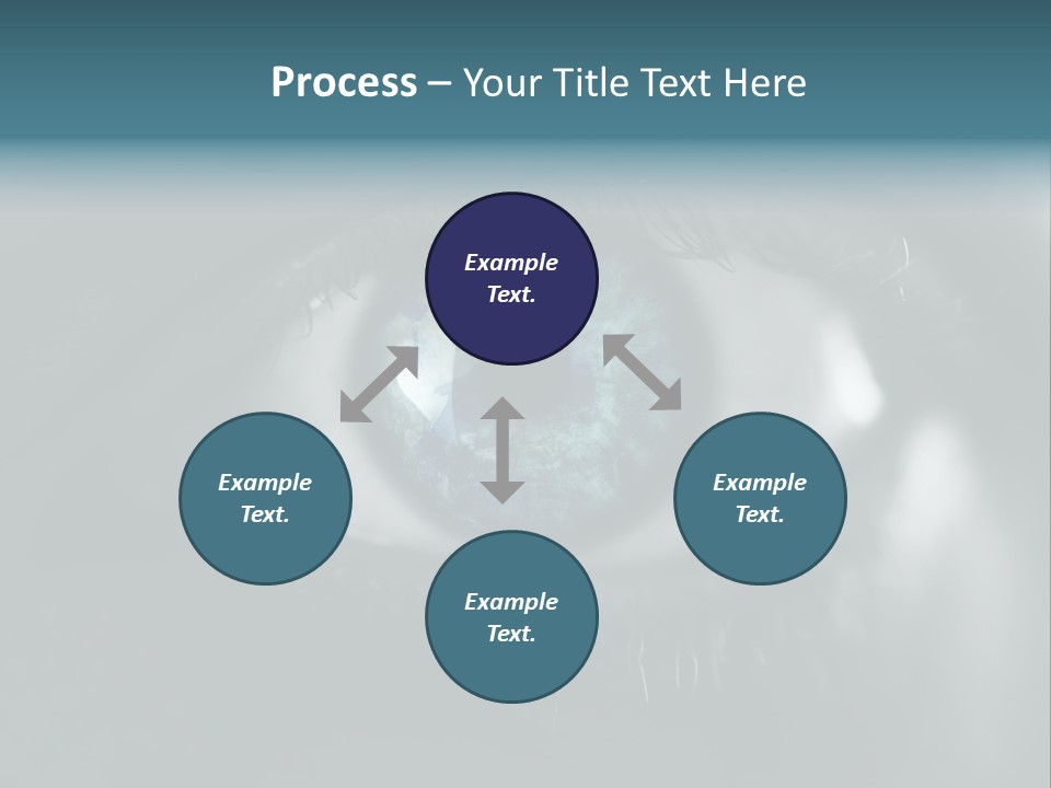 Macro Retina Male PowerPoint Template