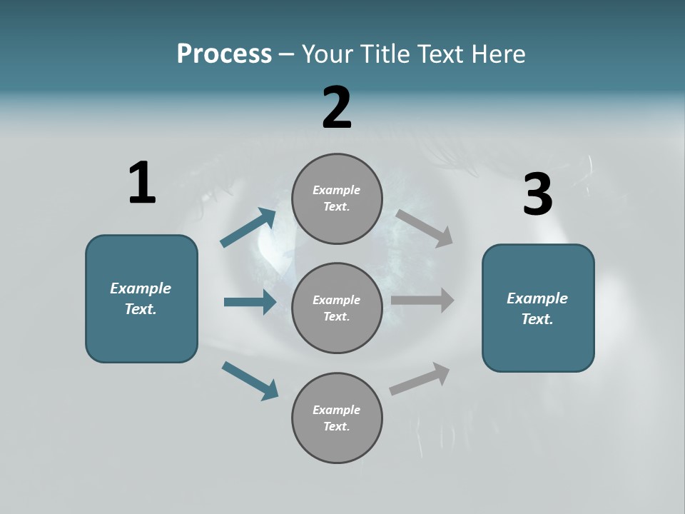 Macro Retina Male PowerPoint Template