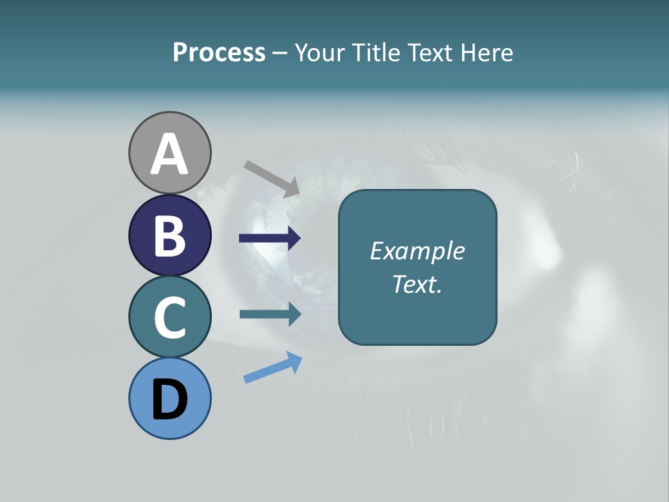 Macro Retina Male PowerPoint Template