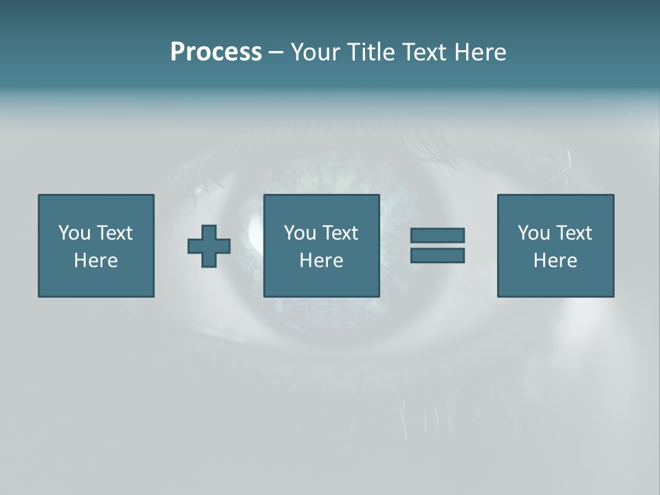 Macro Retina Male PowerPoint Template