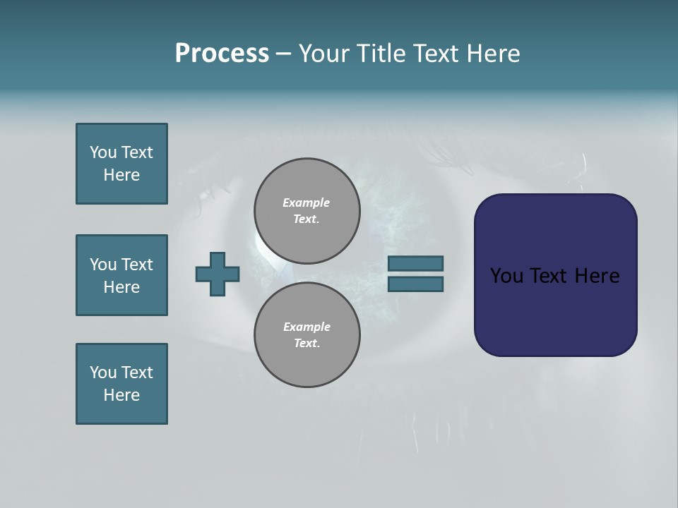 Macro Retina Male PowerPoint Template