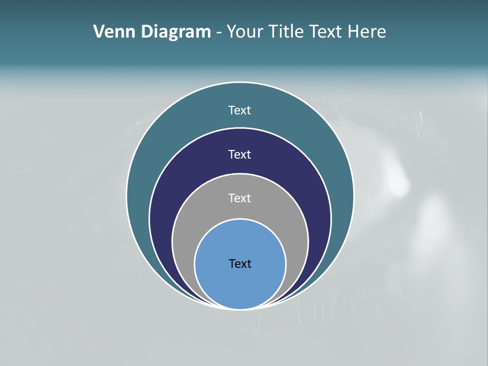 Macro Retina Male PowerPoint Template