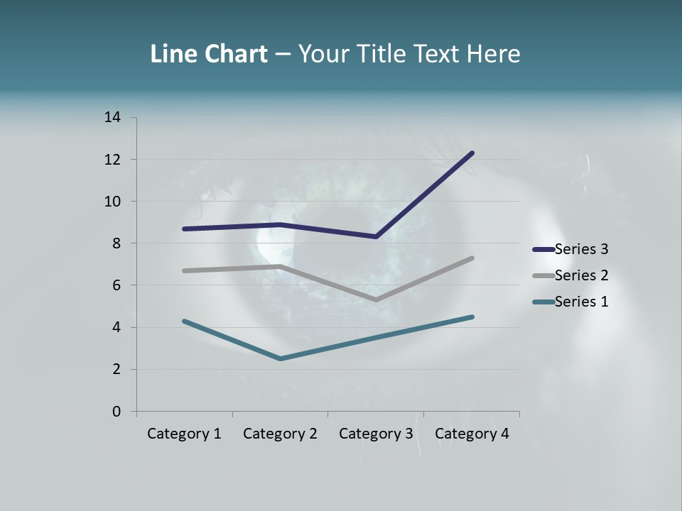Macro Retina Male PowerPoint Template