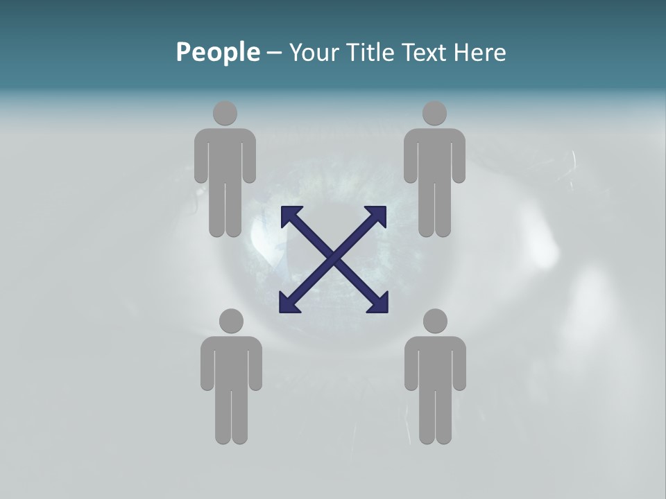 Macro Retina Male PowerPoint Template