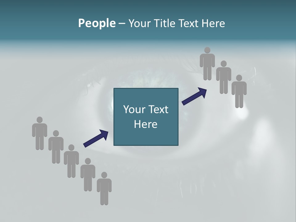 Macro Retina Male PowerPoint Template