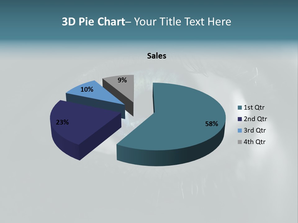 Macro Retina Male PowerPoint Template