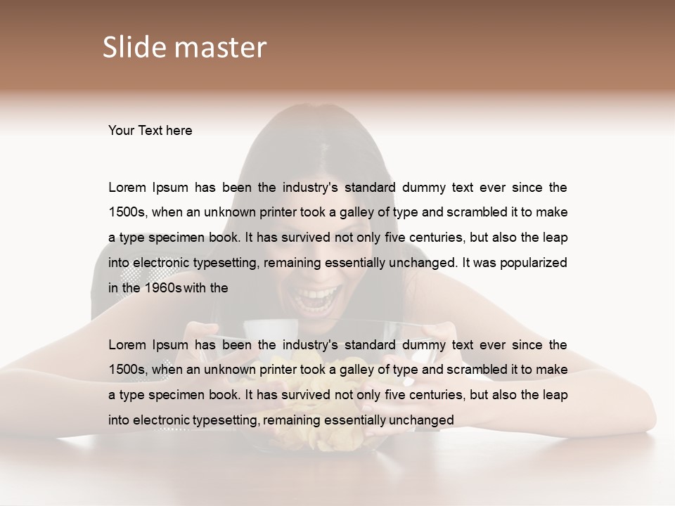 Person Salt Nutrition PowerPoint Template