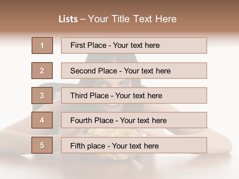 Person Salt Nutrition PowerPoint Template