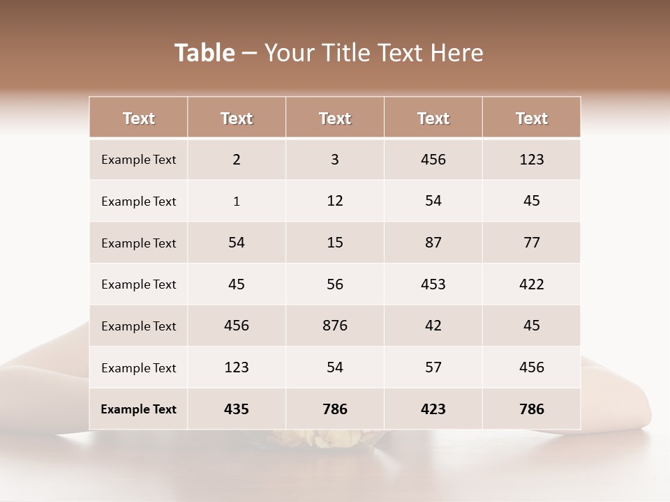 Person Salt Nutrition PowerPoint Template