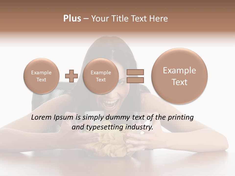 Person Salt Nutrition PowerPoint Template