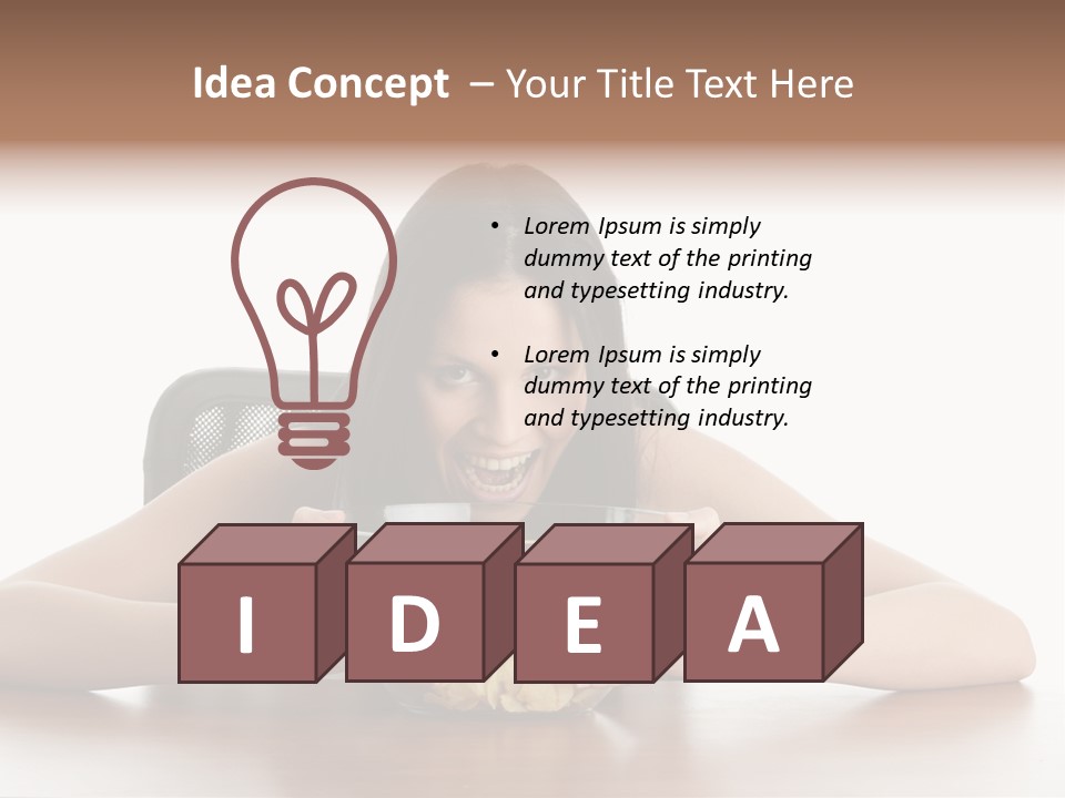 Person Salt Nutrition PowerPoint Template