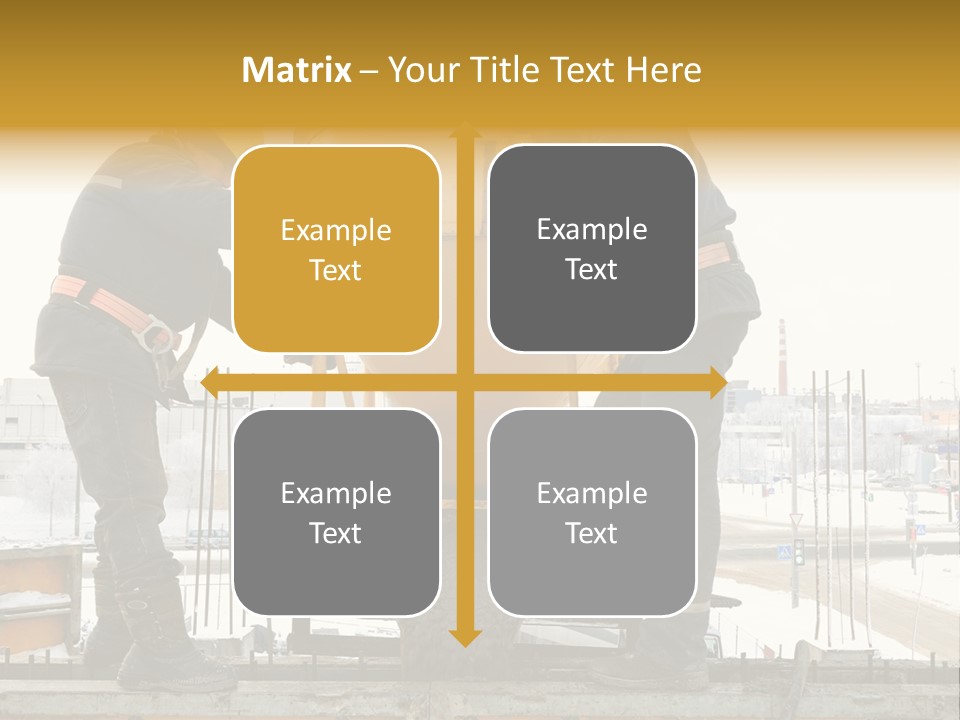 Flow Form Hat PowerPoint Template