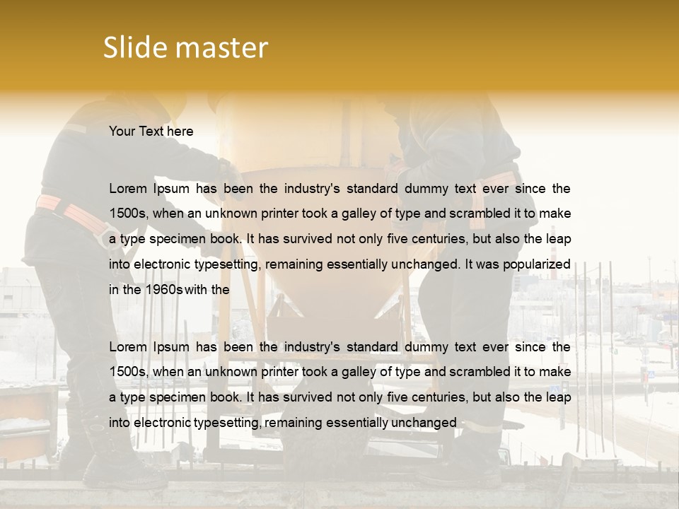 Flow Form Hat PowerPoint Template