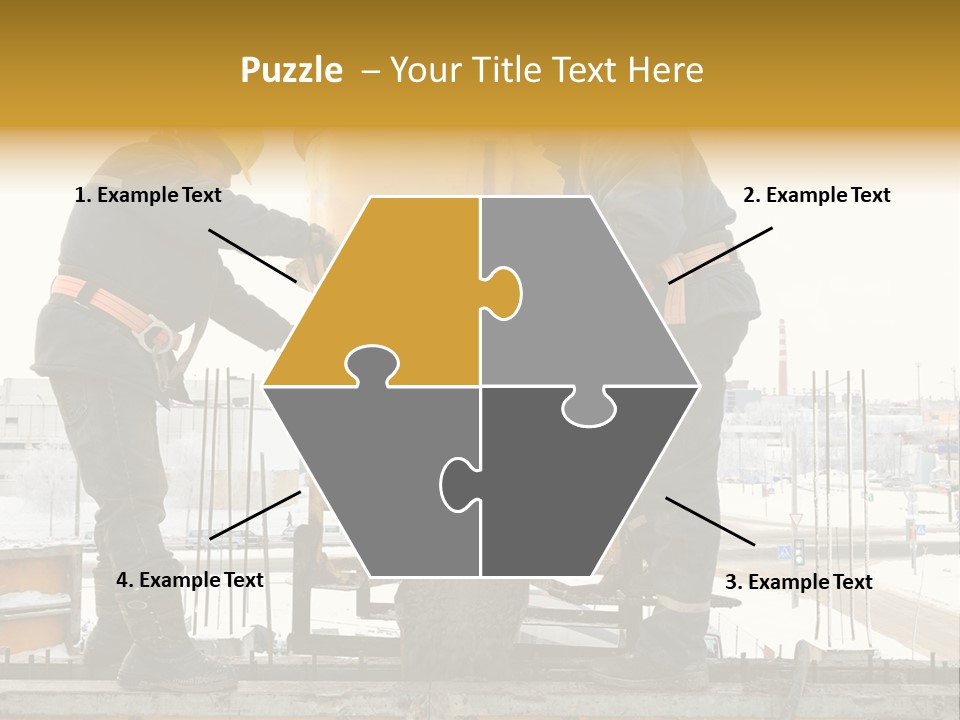 Flow Form Hat PowerPoint Template