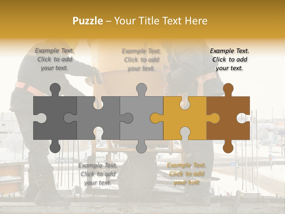 Flow Form Hat PowerPoint Template