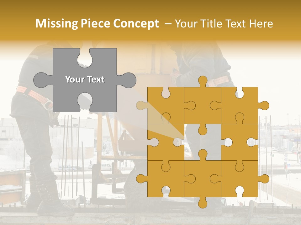 Flow Form Hat PowerPoint Template