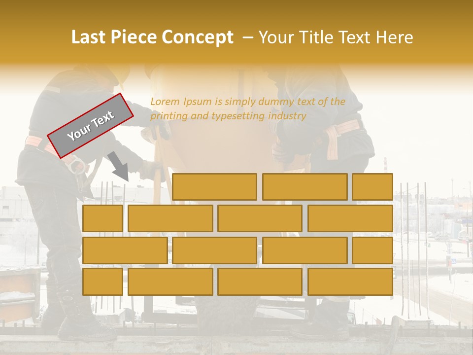Flow Form Hat PowerPoint Template