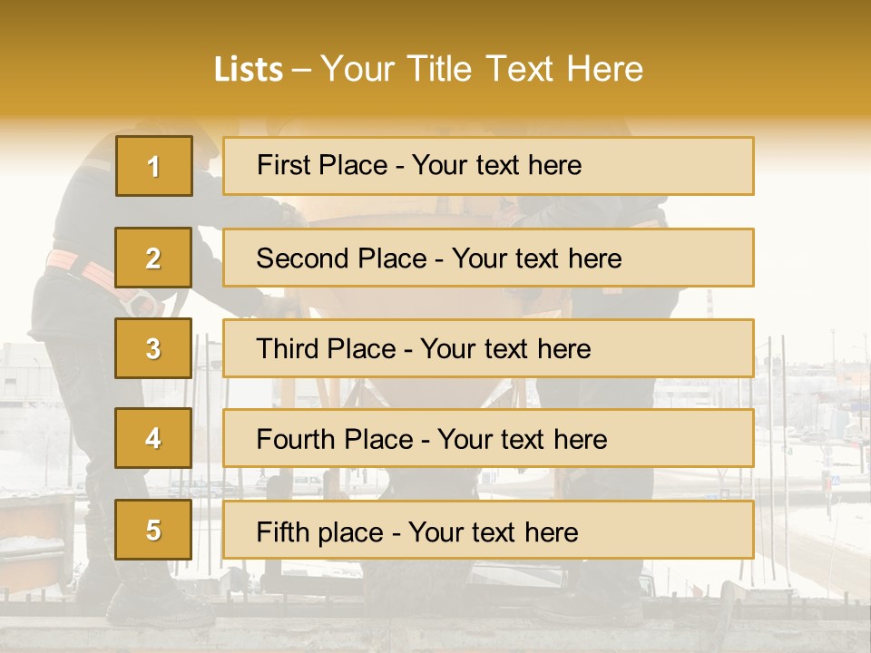 Flow Form Hat PowerPoint Template