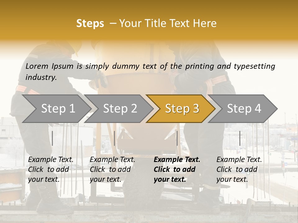 Flow Form Hat PowerPoint Template
