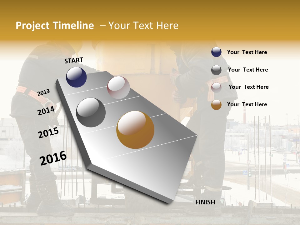 Flow Form Hat PowerPoint Template