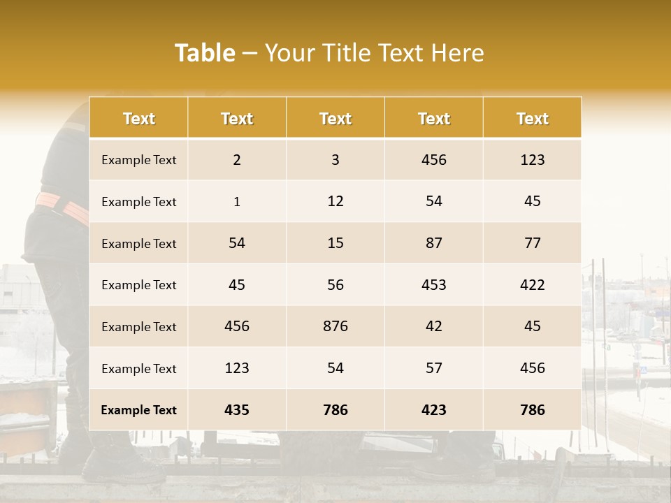 Flow Form Hat PowerPoint Template