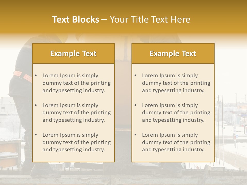 Flow Form Hat PowerPoint Template