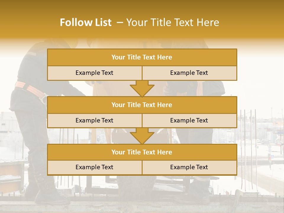 Flow Form Hat PowerPoint Template