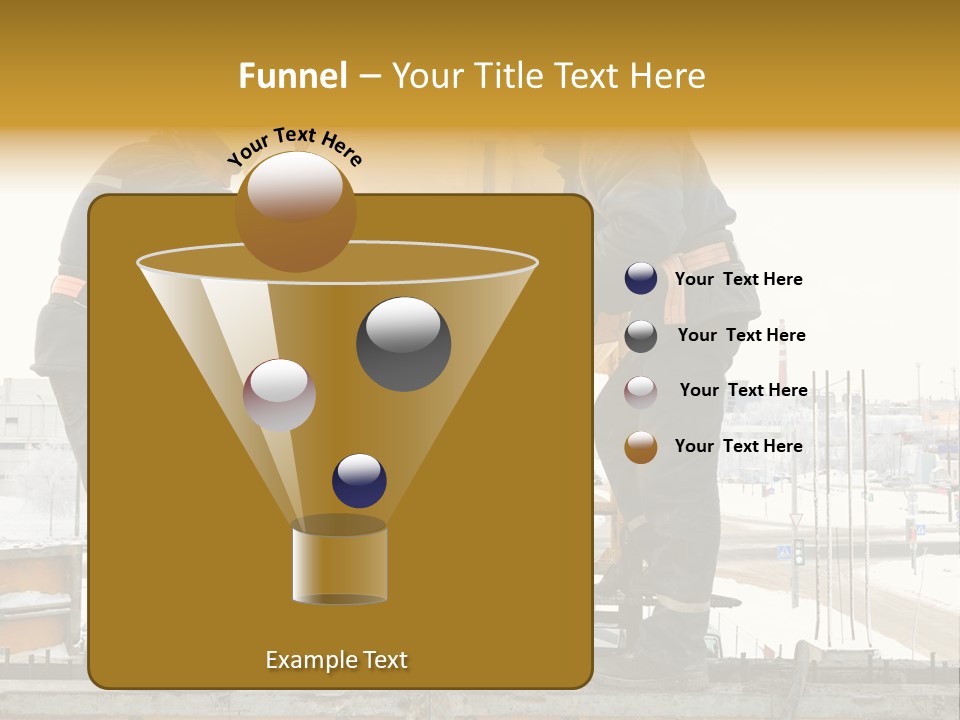Flow Form Hat PowerPoint Template