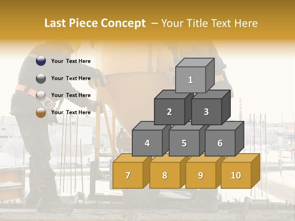 Flow Form Hat PowerPoint Template