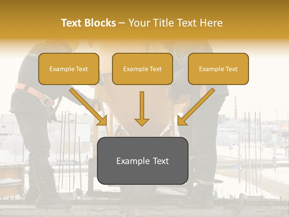 Flow Form Hat PowerPoint Template
