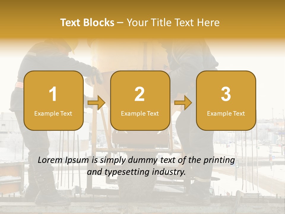 Flow Form Hat PowerPoint Template