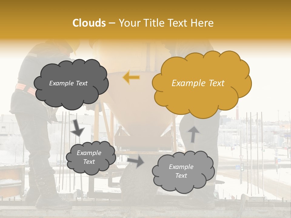 Flow Form Hat PowerPoint Template