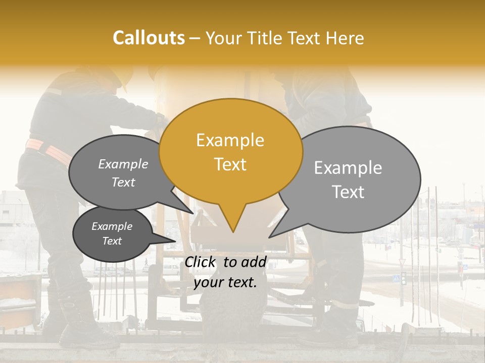 Flow Form Hat PowerPoint Template