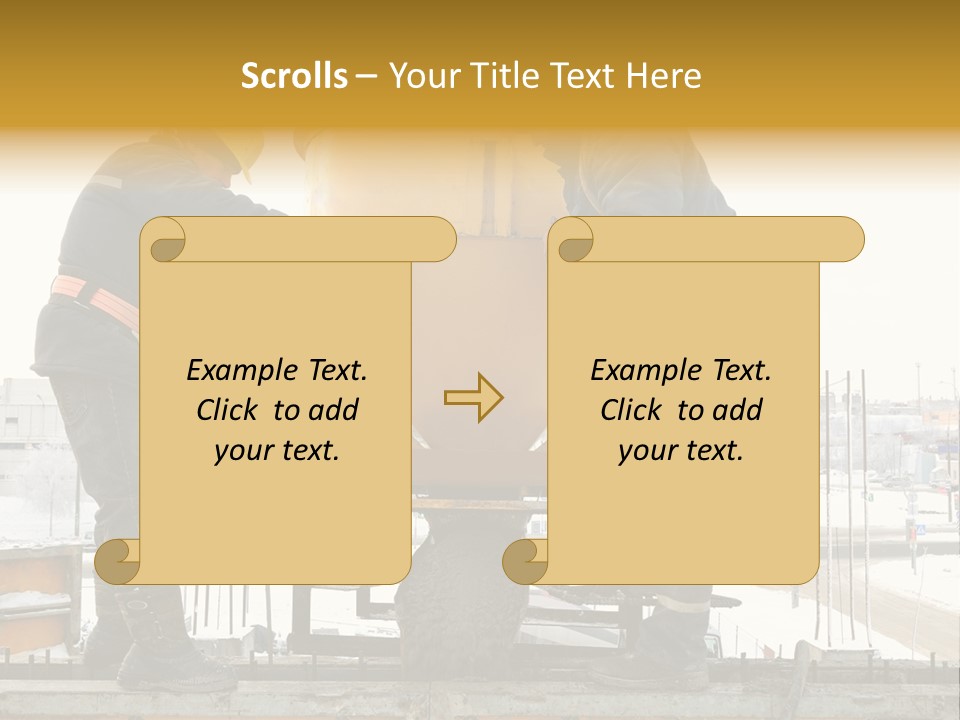 Flow Form Hat PowerPoint Template