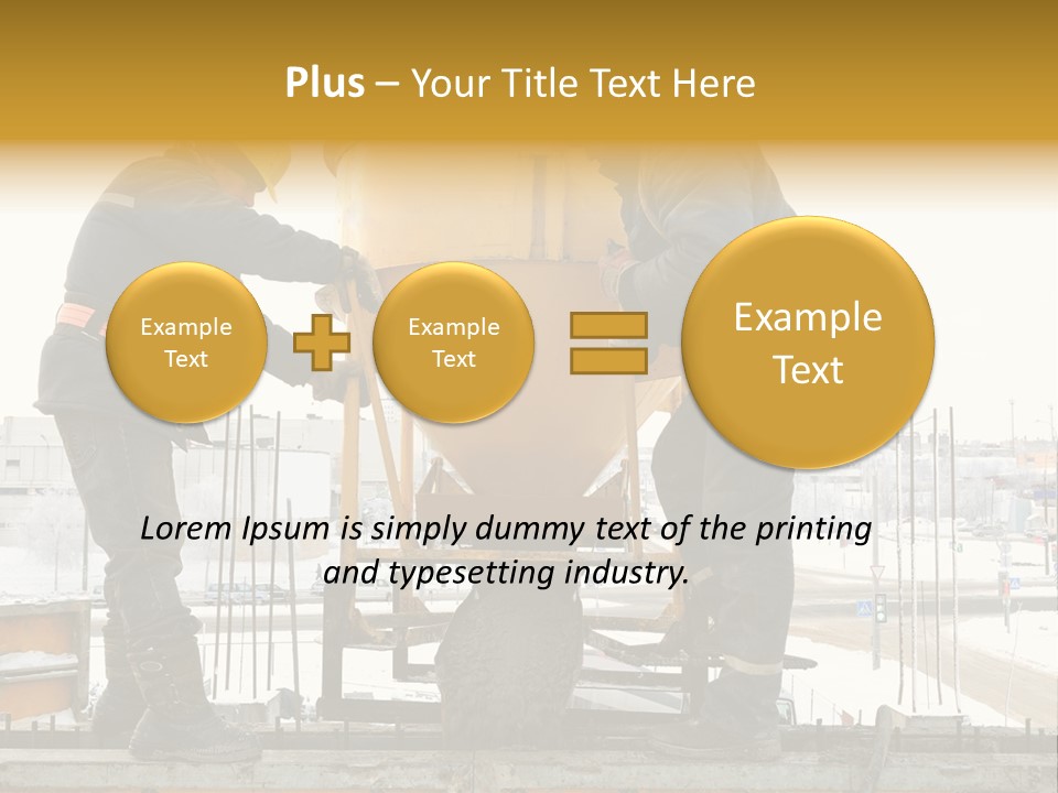Flow Form Hat PowerPoint Template