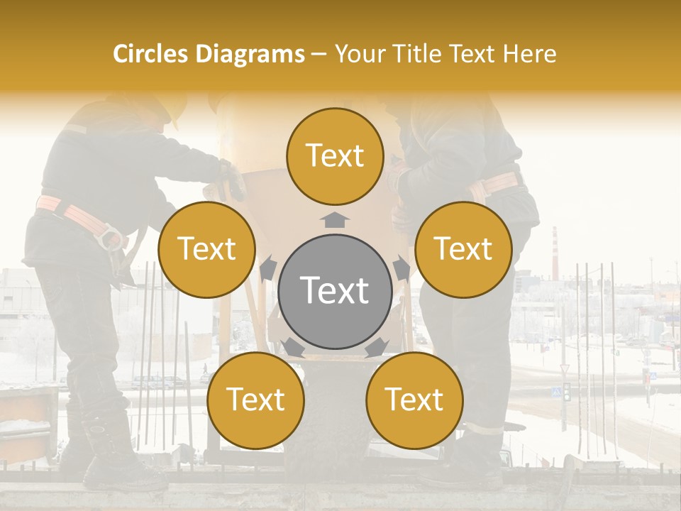 Flow Form Hat PowerPoint Template