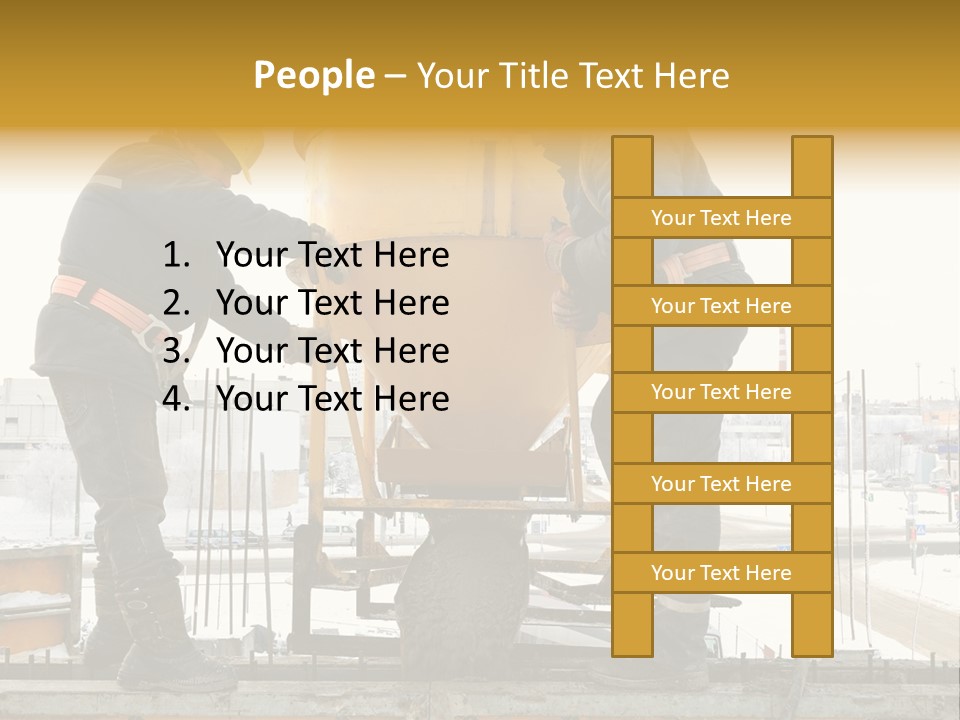 Flow Form Hat PowerPoint Template
