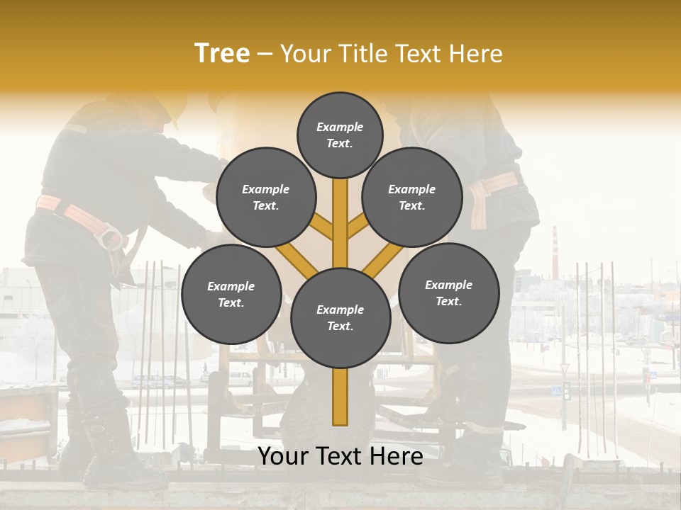 Flow Form Hat PowerPoint Template